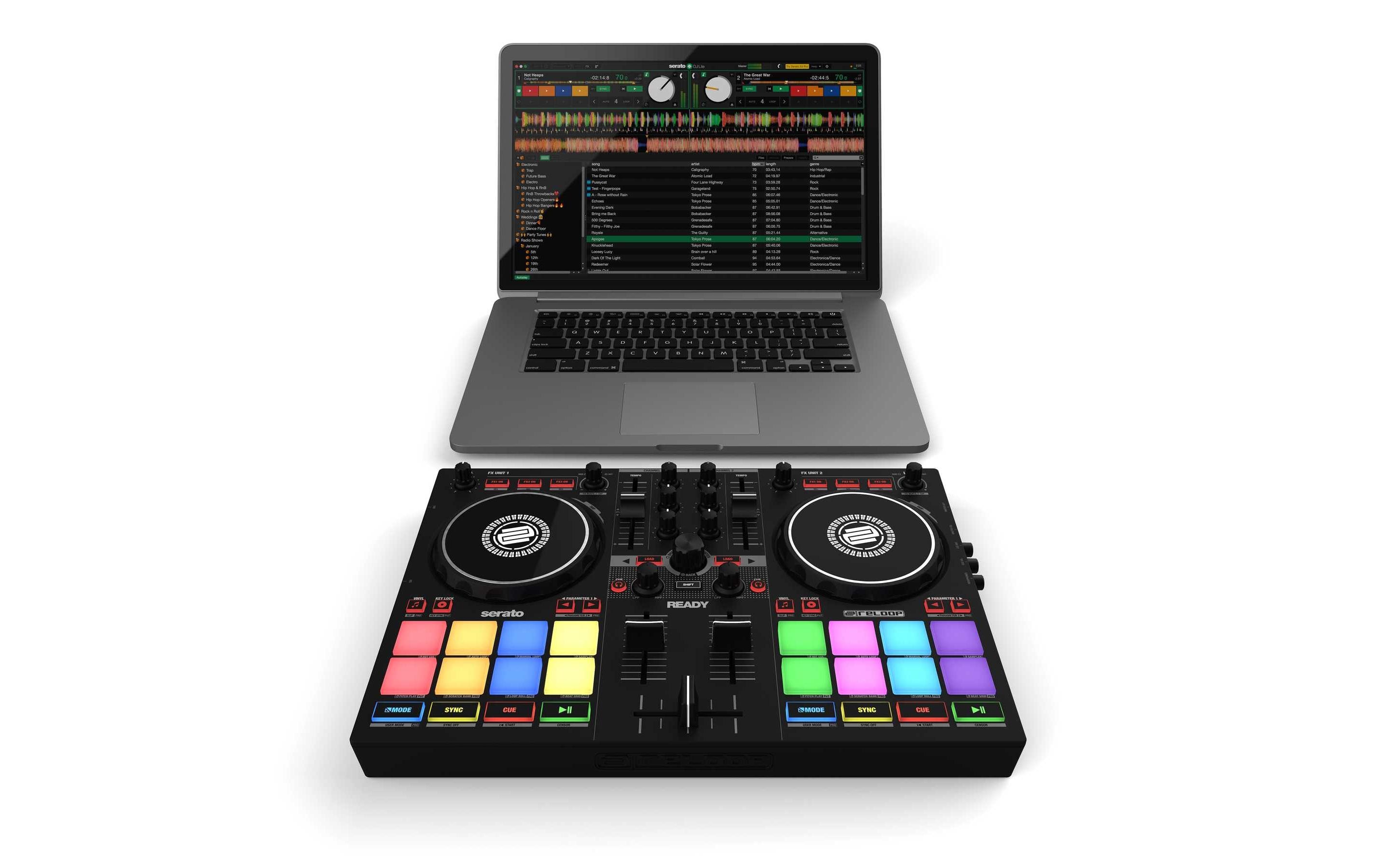 DJ-Controller Ready<br>Kleine Grösse, grosse Möglichkeiten