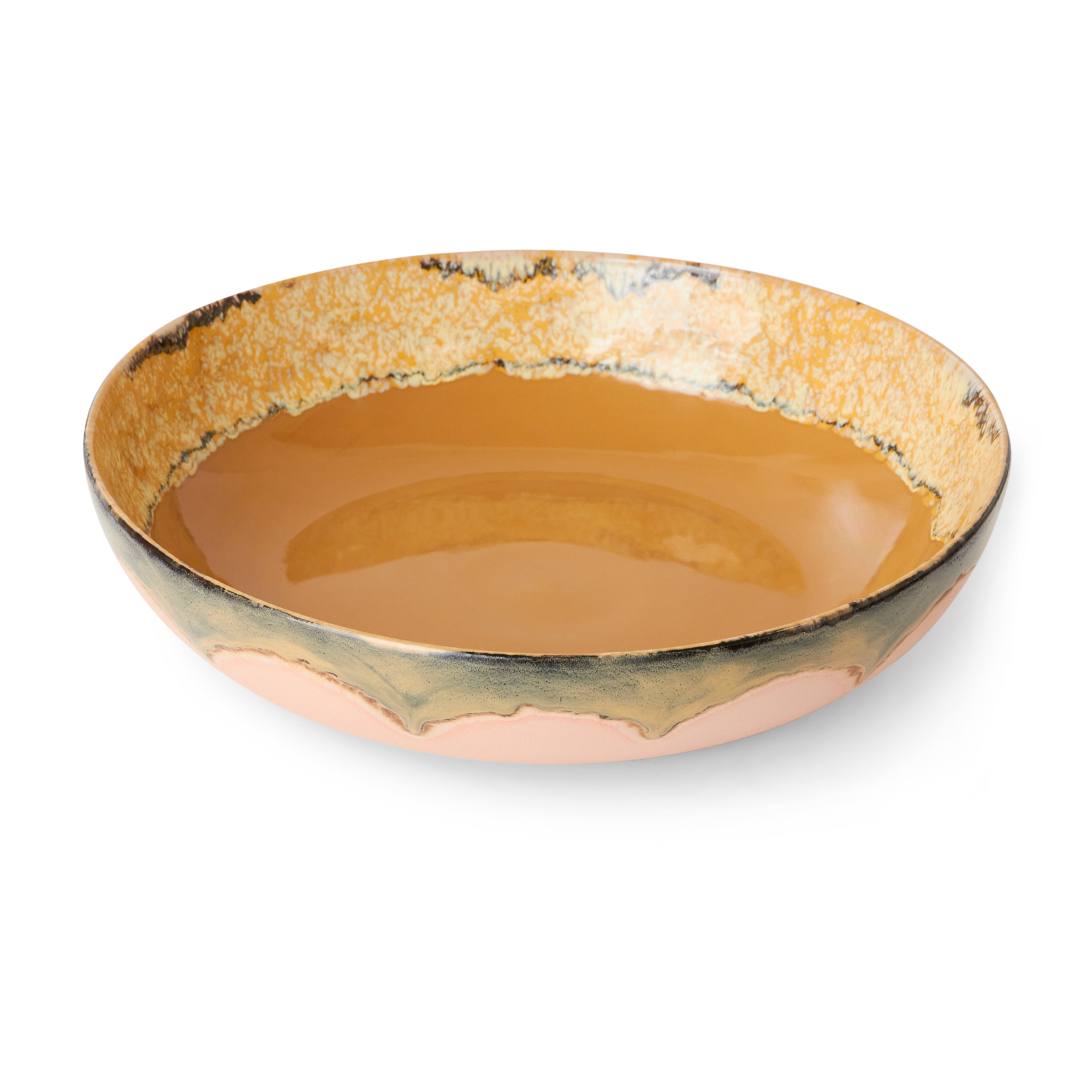 Servies 70's Ceramics Salad Bowl sunflower