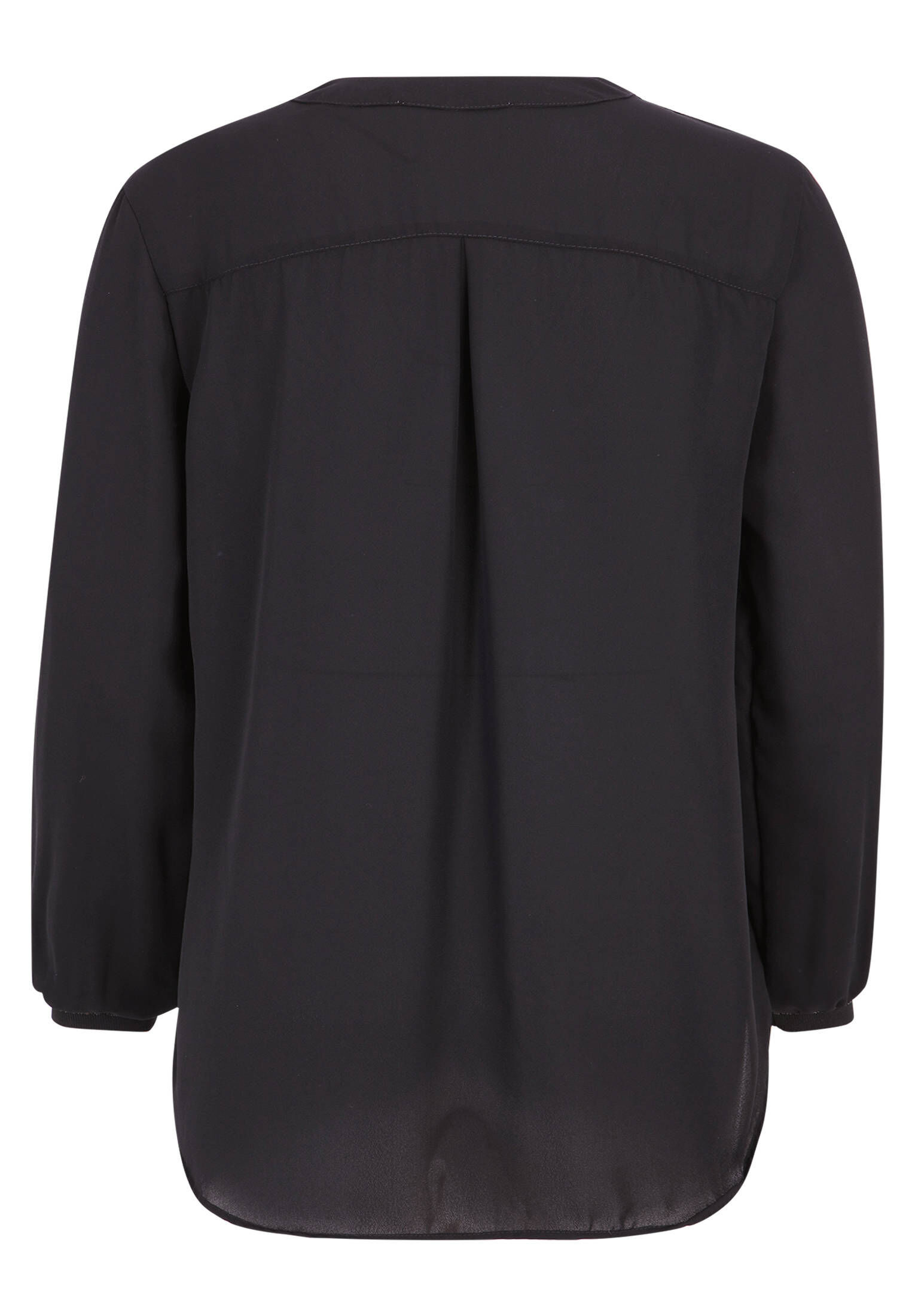 Cartoon| Damen Casual-Bluse mit Rippbündchen