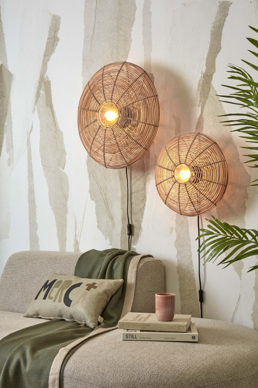 Good&Mojo Tanami wandlamp medium naturel