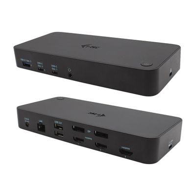 i-Tec - Station d'accueil - USB-C / Thunderbolt 3 - HDMI, DP - GigE