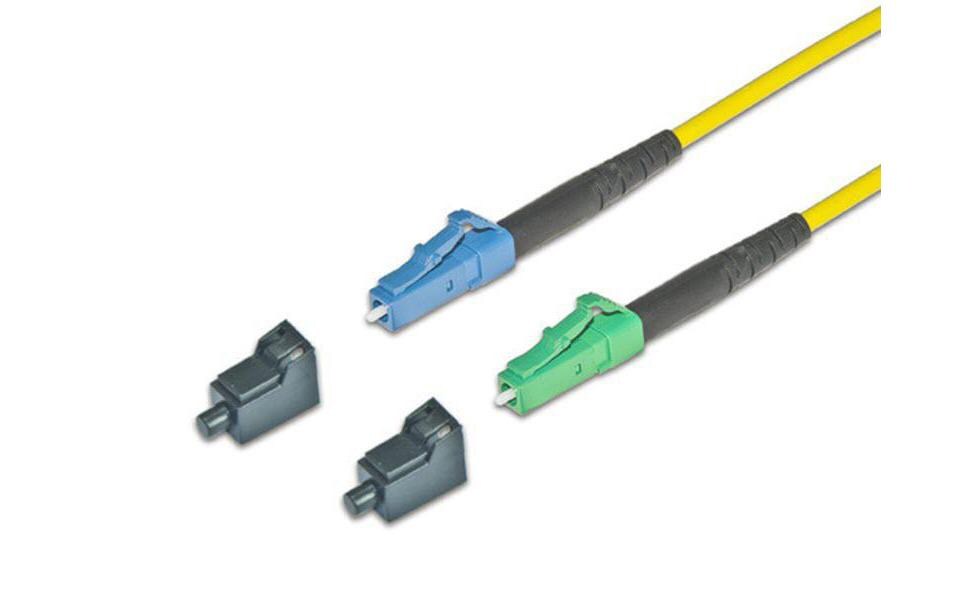 LWL-Patchkabel Singlemode LC/APC – LC, OS2, Simplex, 1.5 mSinglemode LC/APC-LC Simplex OS2 1.5 m