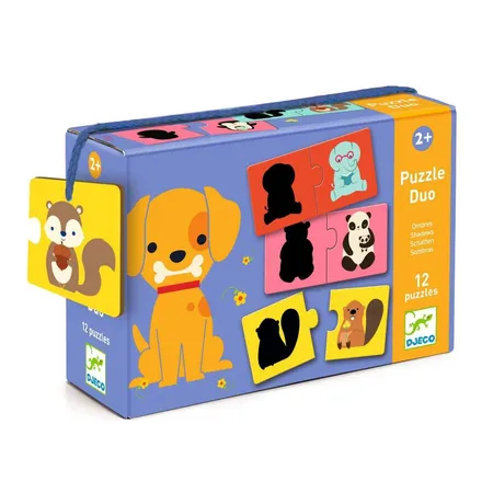 Djeco Lernspiele: Puzzle duo: Schatten