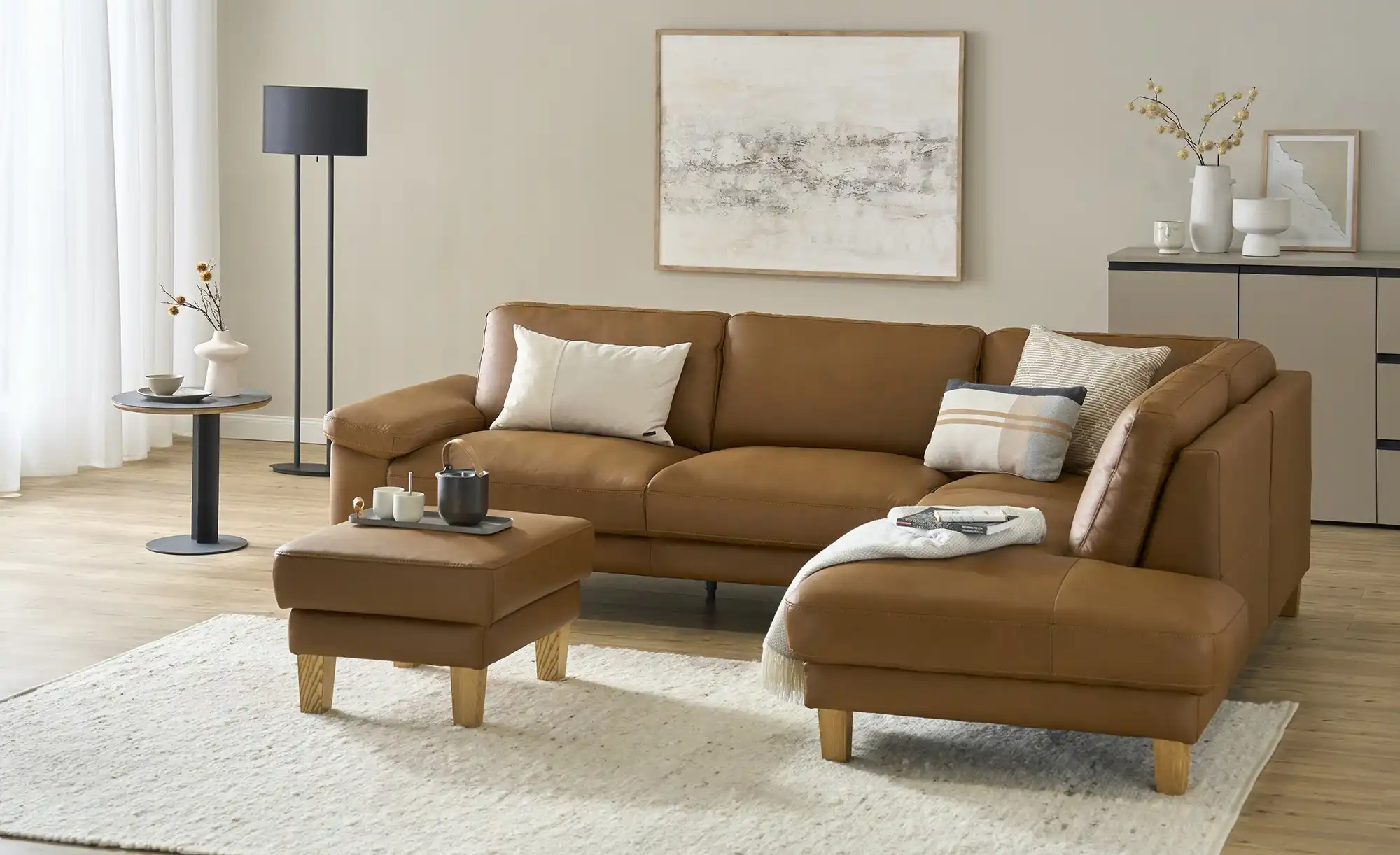 Ravensberger Werkstätten Ecksofa Leder RW-Select