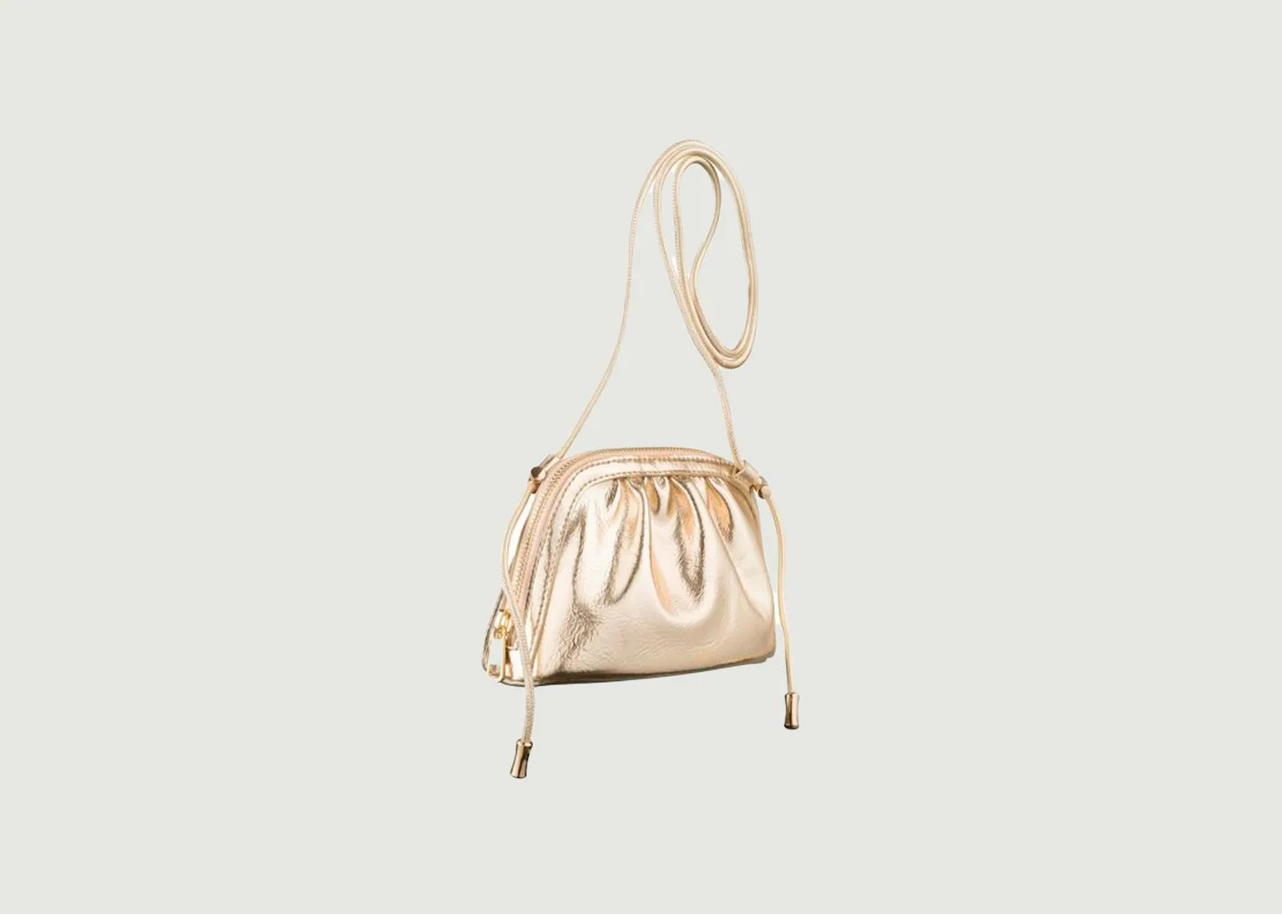 Sac bourse effet cuir métallisé Ninon A.P.C.