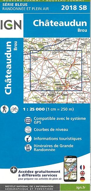 IGN - 2018 SB CHATEAUDUN BROU 1 25 000