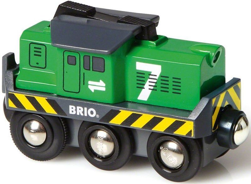 BRIO Locomotief voor goederentrein op batterijen - 33214 - Treinbaanonderdeel