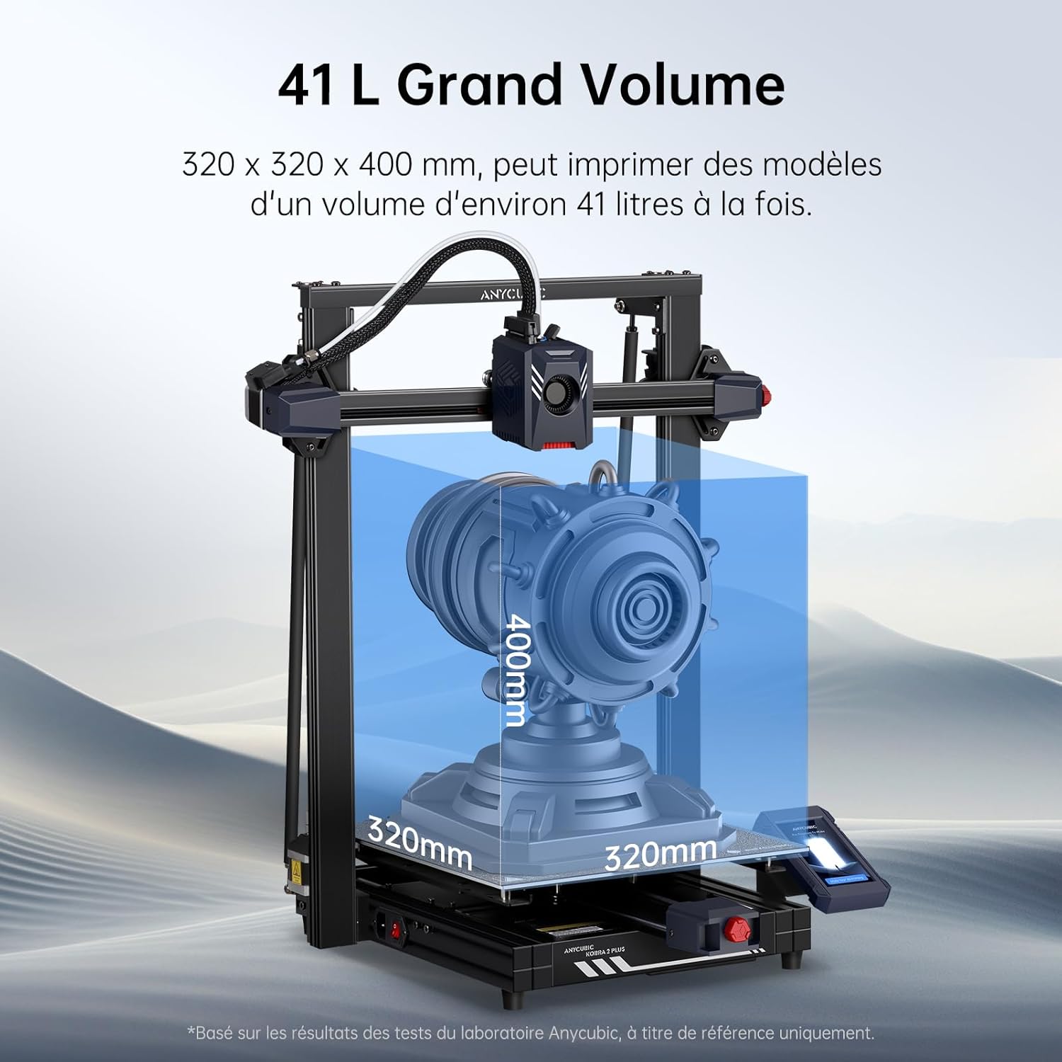 Imprimante 3D Anycubic Kobra 2 Plus – 320 x 320 x 400 mm