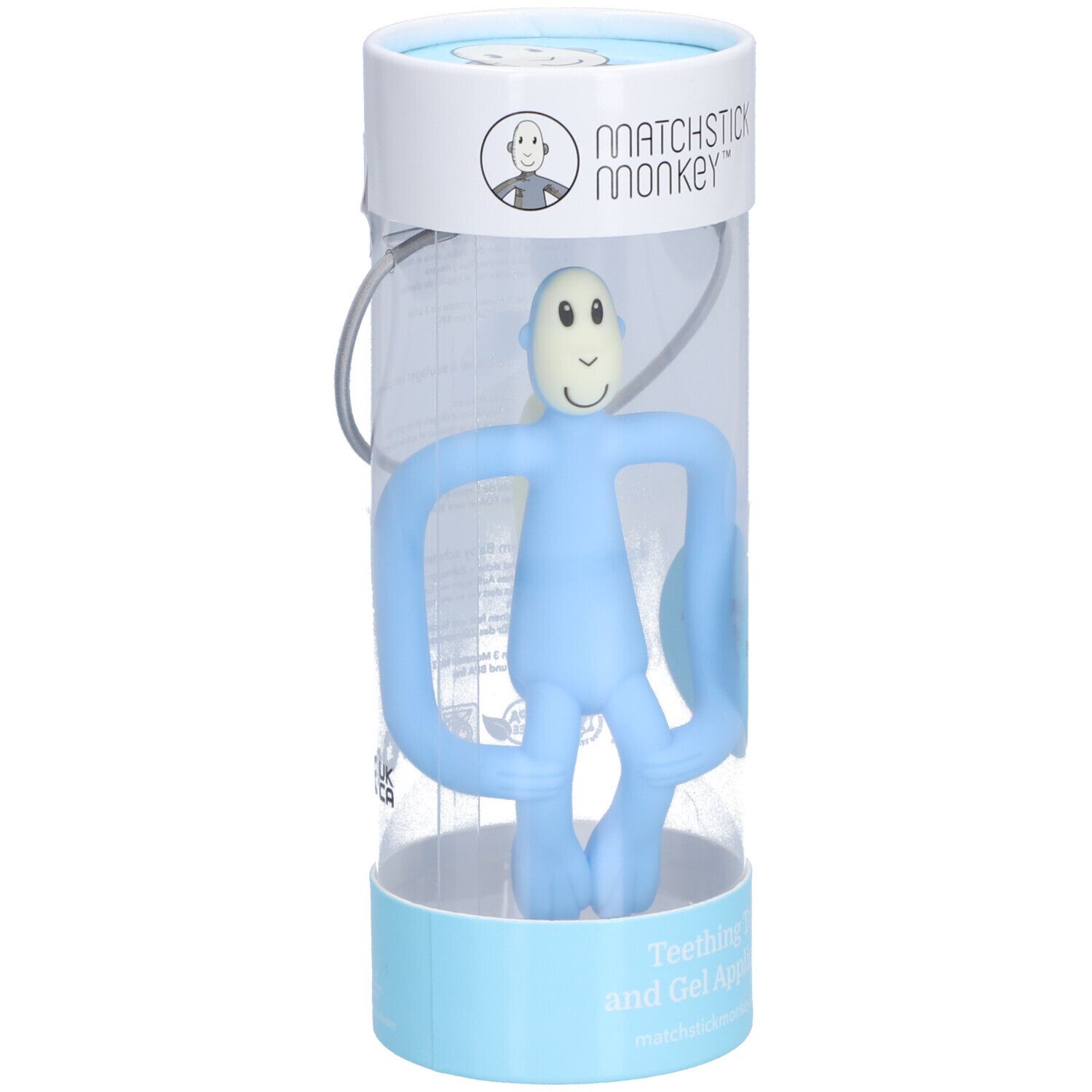 Matchstick Monkey Beißring Hellblau