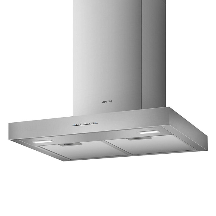 Hotte décorative murale Universel l. 60 cm KBT600XE Smeg inox