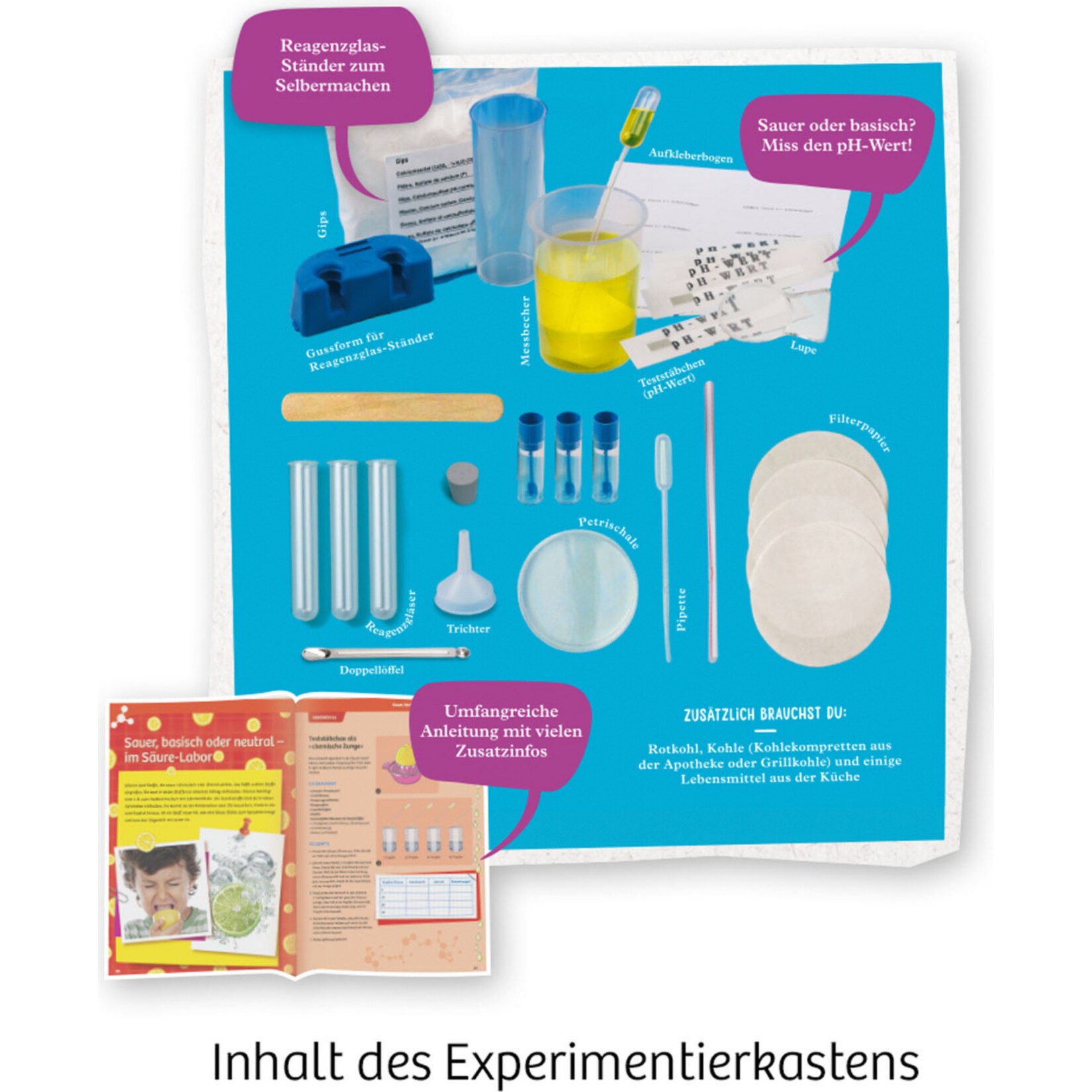 Kosmos Experimentierkasten Mein erstes Chemielabor