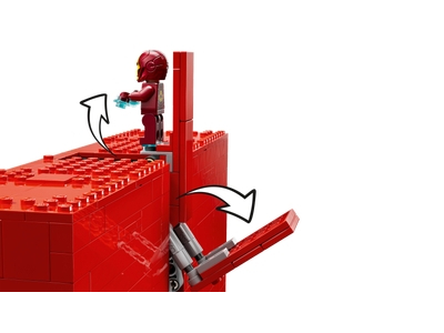 LEGO MARVEL logo en minifiguren (76313)