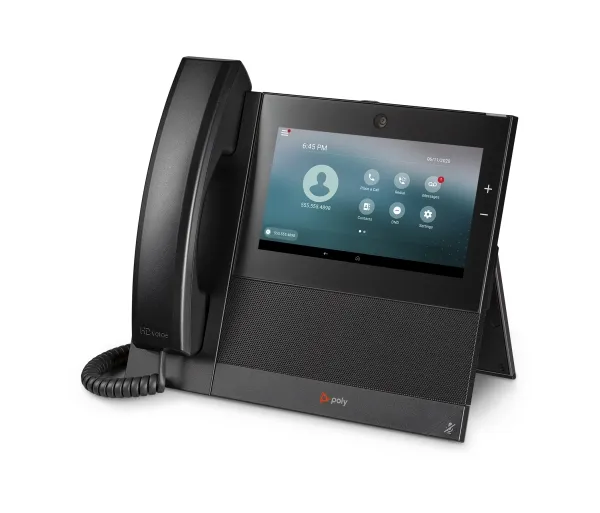 Poly CCX 700 OpenSIP - VoIP-telefon - med digitalkamera med opkalds-ID/opkald venter - SIP, RTCP, RTP - 24 linier - sort