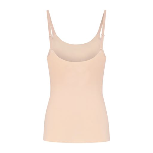 Bye Bra Sculpting Singlet Top, Beige, M