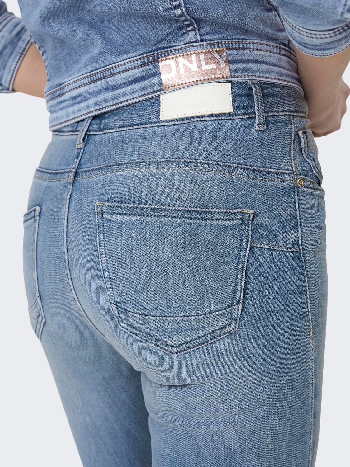 ONLPOWER Mittlere Taille Skinny Fit Jeans Special Bright Blue Denim