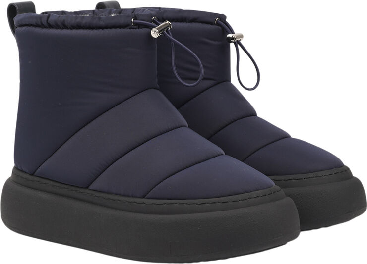 Lovelies NIMIS - NYLON BOOTS W/SHEARLING Navy blue