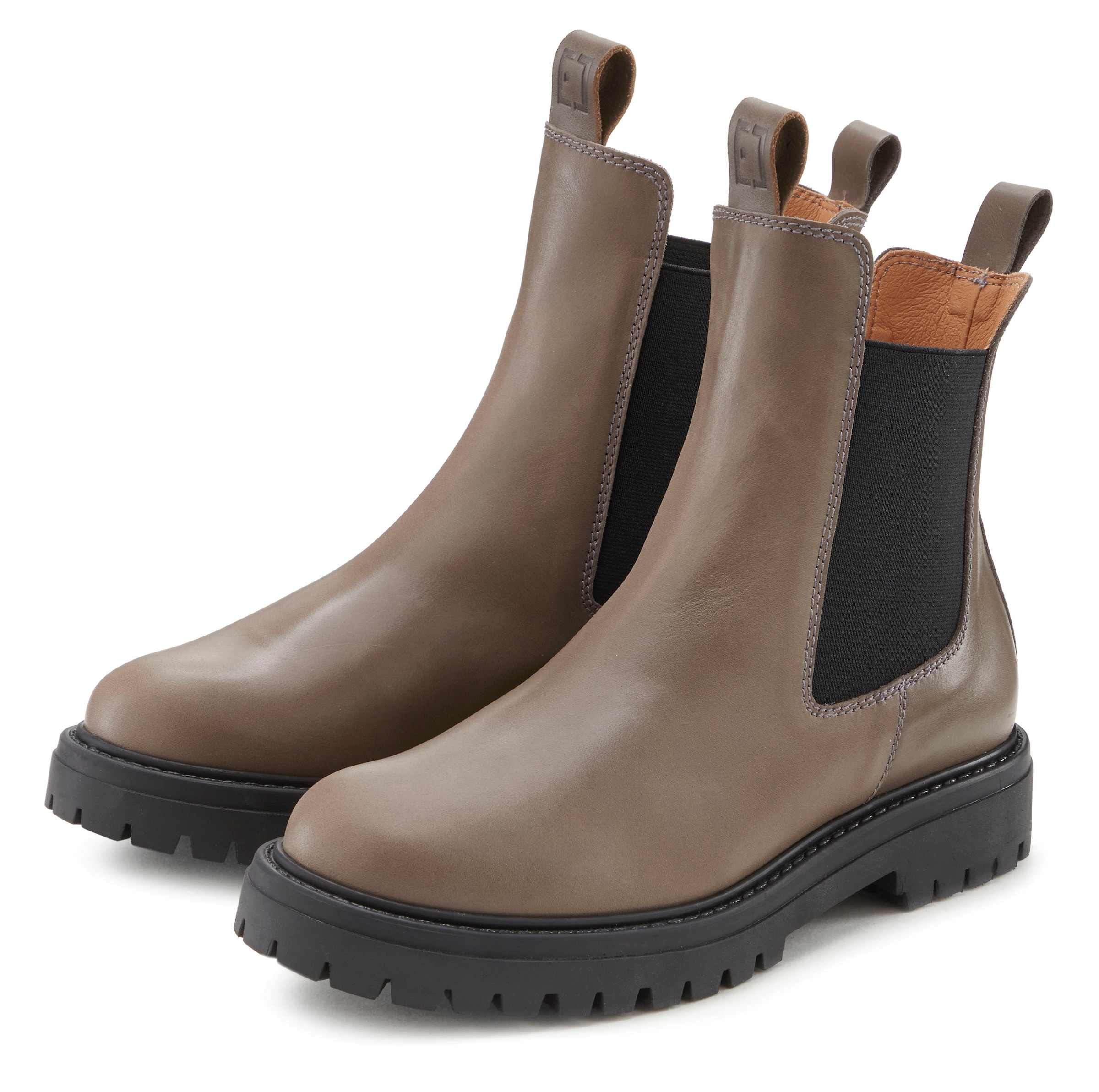 Elbsand Stiefelette  Chelseaboots, Schlupfstiefel, Bikerboots aus Leder