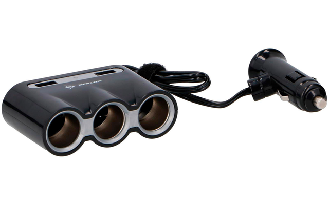 Dunlop Steckdose 12/24 V mit 2 x USB