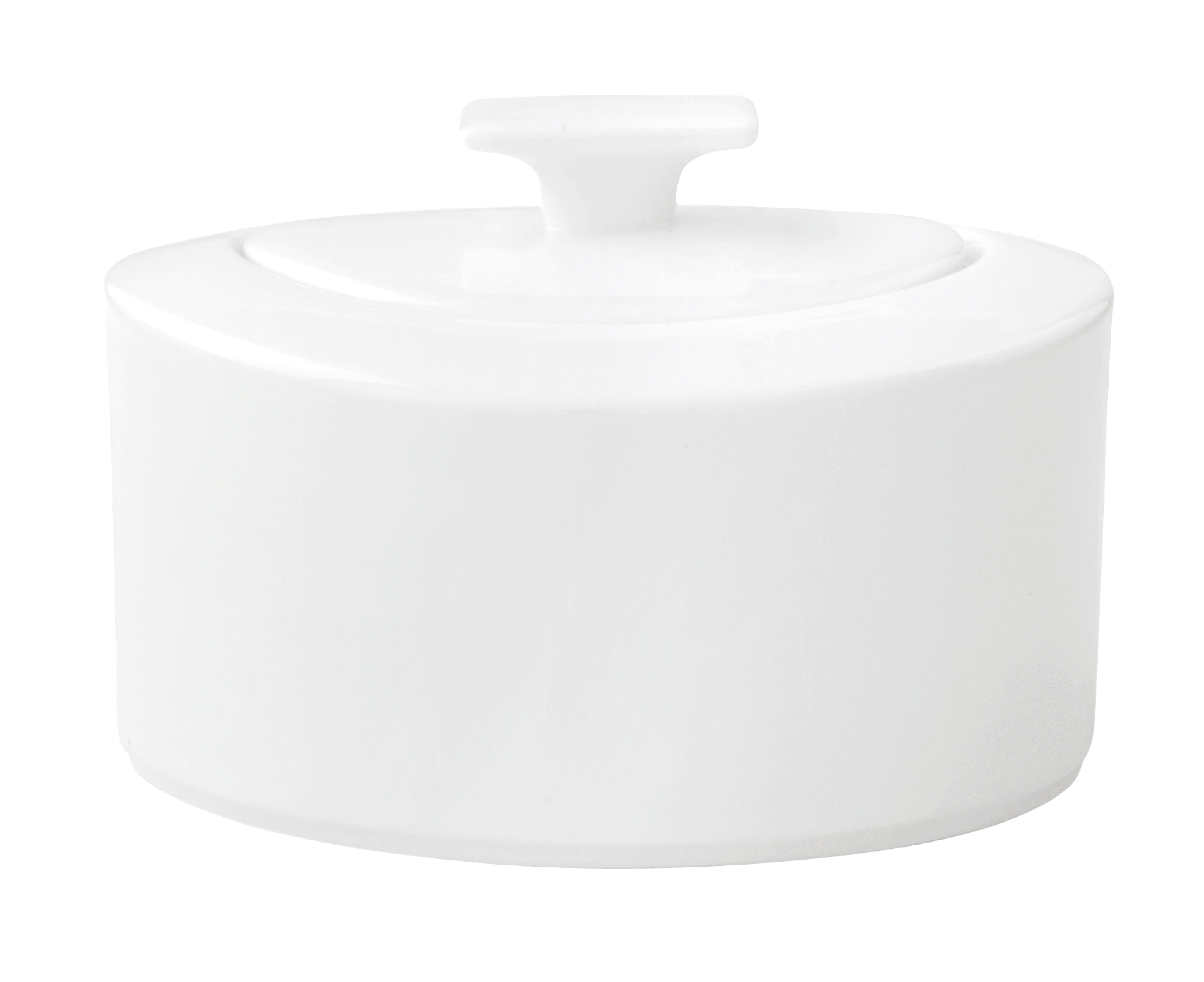 Modern Grace Sugar bowl White, 9.9 oz, Premium Bone Porcelain