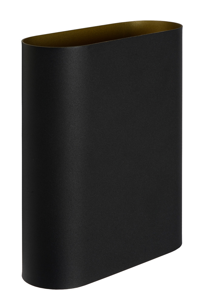 Lucide Ovalis wandlamp 2x E14 zwart/goud