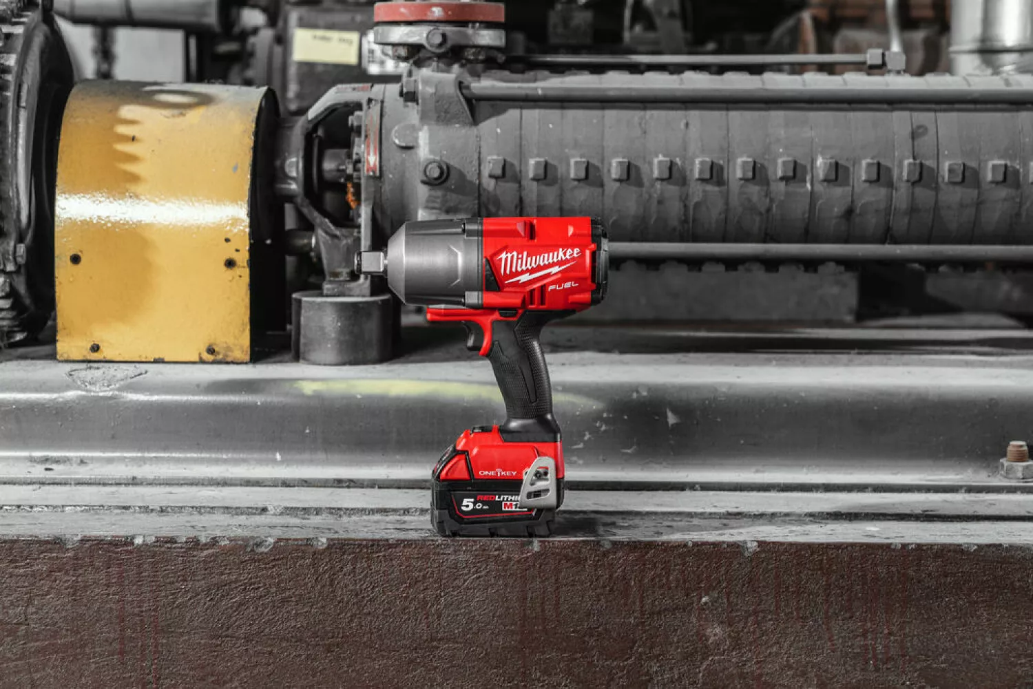 Milwaukee M18 ONEFHIWF34-502X 18V Li-Ion accu Slagmoersleutel set (2x 5,0Ah accu) in HD Box - 3/4