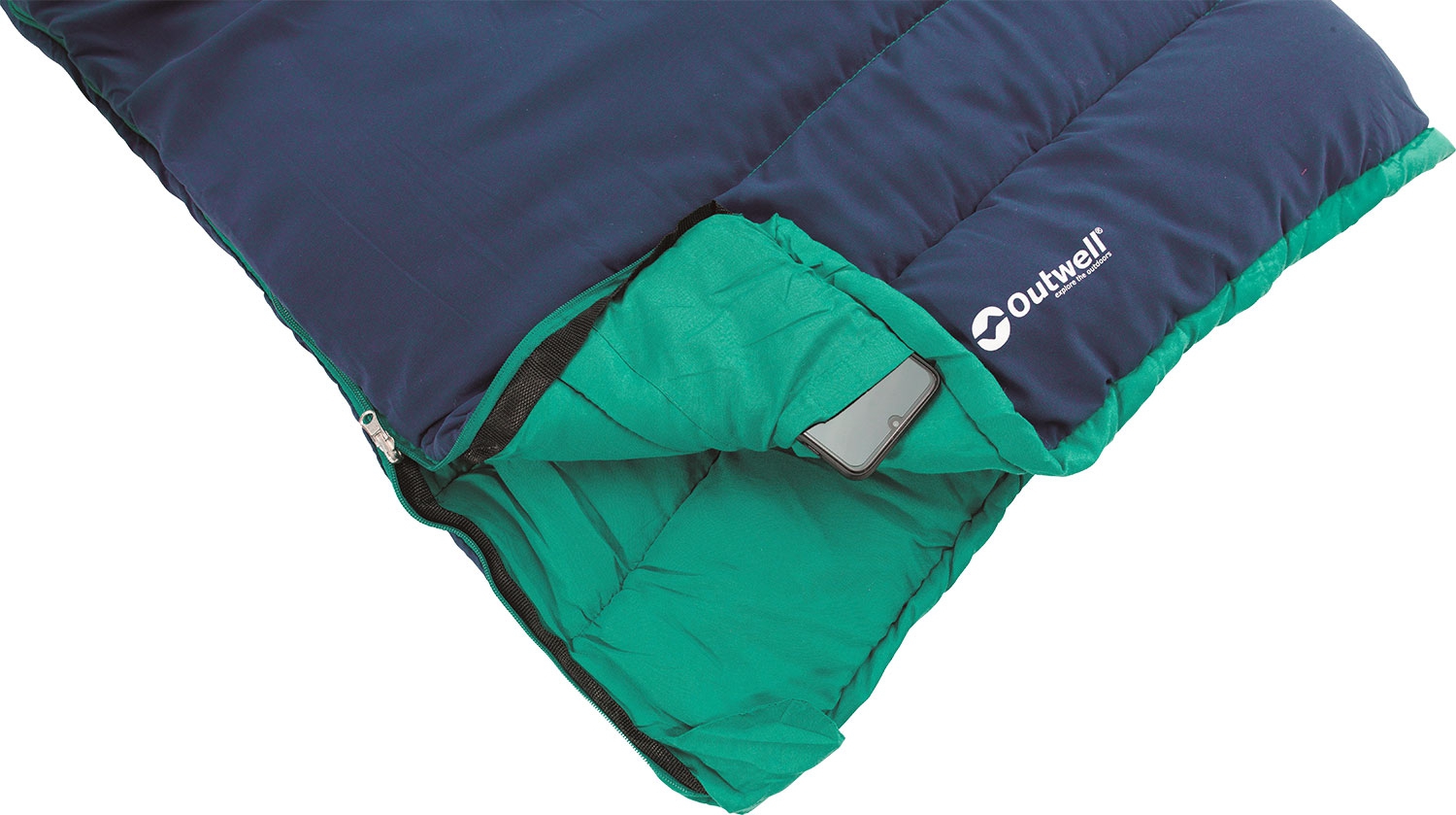 Outwell Champ Kids Kinder-Deckenschlafsack  blau
