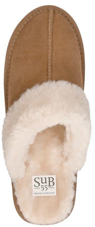 Sub55 Home Collection Pantoffels Open cognac