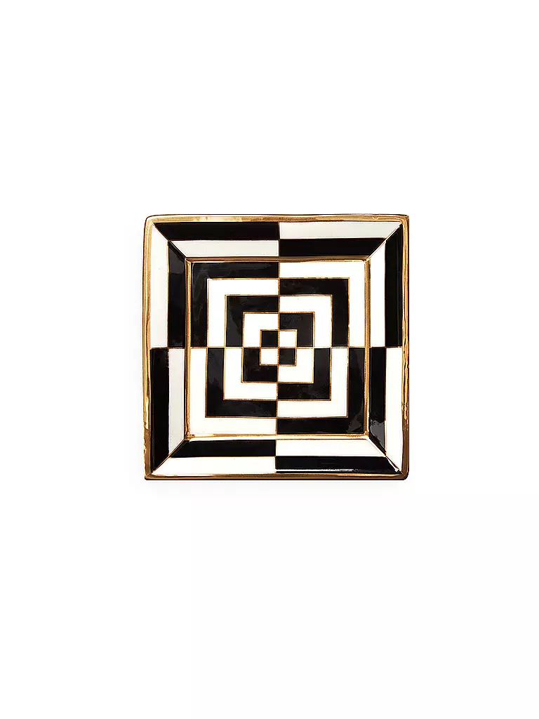 JONATHAN ADLER Schale OP ART 11,5cm Black / White schwarz