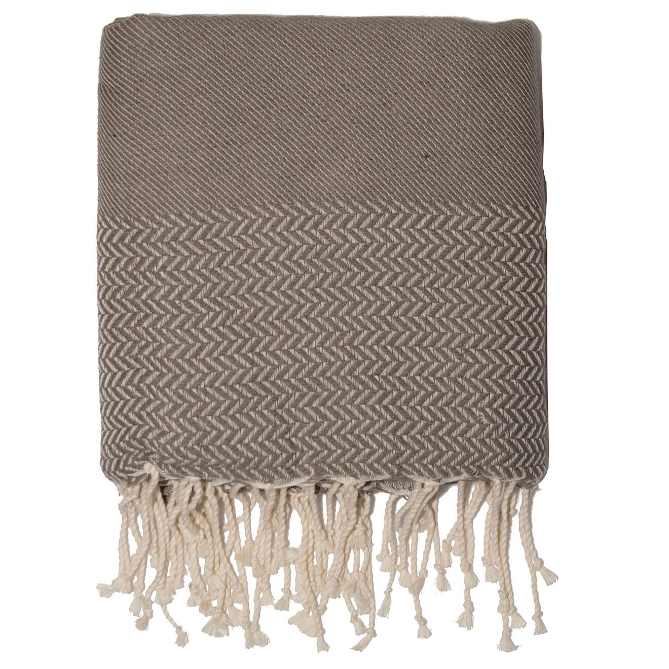 Febronie Plaid Oslo Jacquard taupe