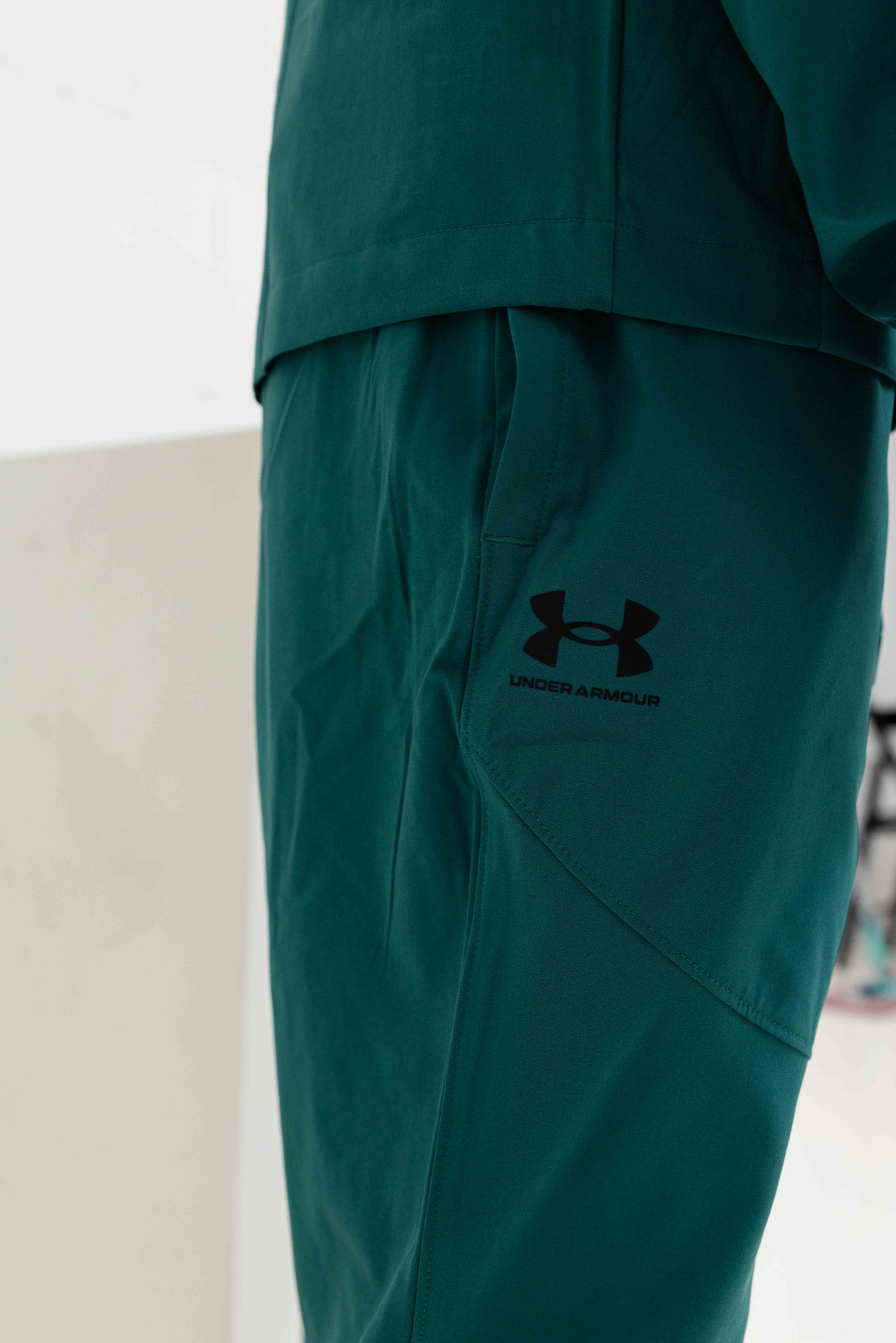 Under Armour Vibe Woven Trainingspak Heren Groen
