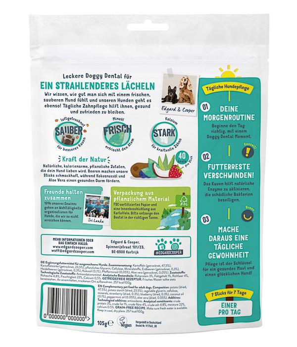 Edgard & Cooper Hundesnack Doggy Dental,
