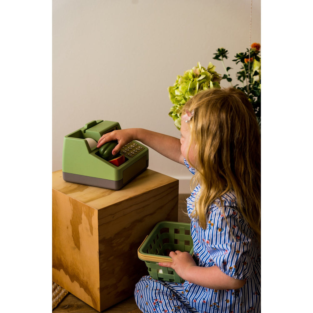 Køb Dantoy Green Garden Kasseapparat Sæt I Æske