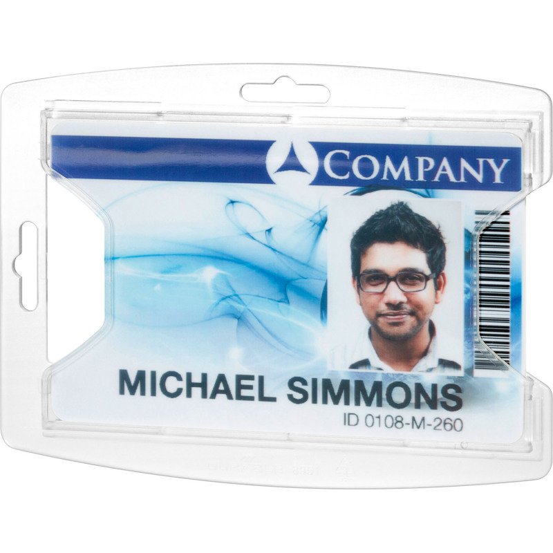 Porte-badge rigide ReXycle® Durable  54 x 85 mm - Boîte de 10