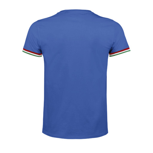 Camiseta de manga curta com estampa de arco-íris