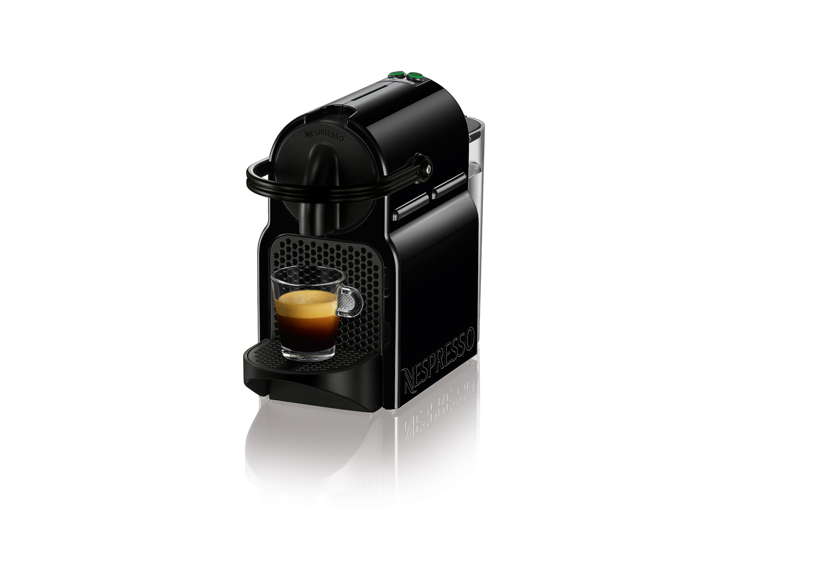Compre a máquina de café compacta e leve De'Longhi Inissia Negra.