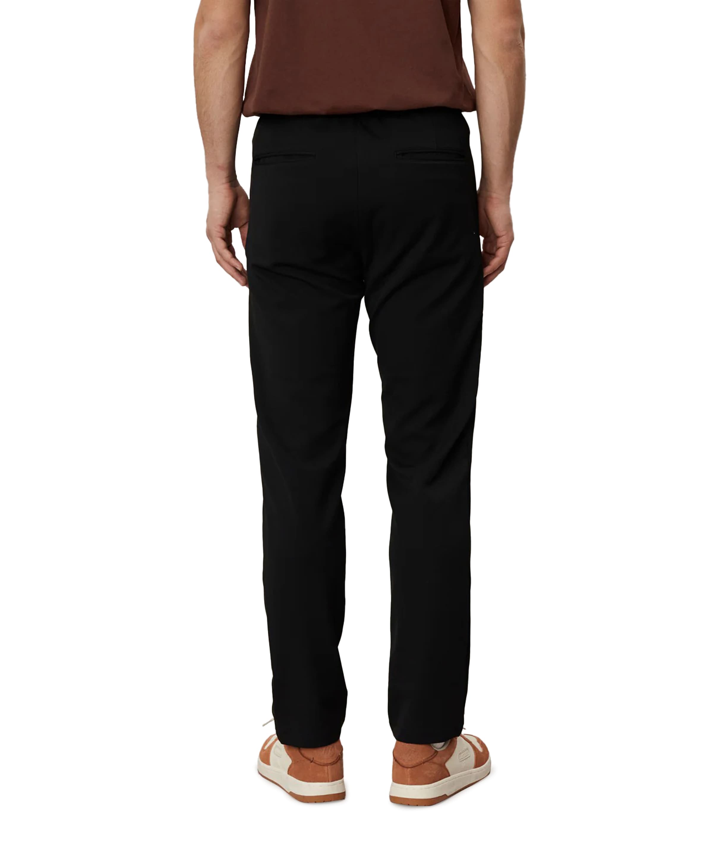 Les Deux Como Tapered Drawstring Pants heren broek zwart
