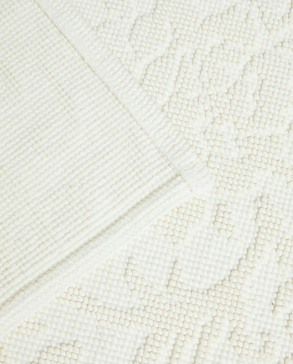 TAPETE DE BANHO FLORAL EM JACQUARD