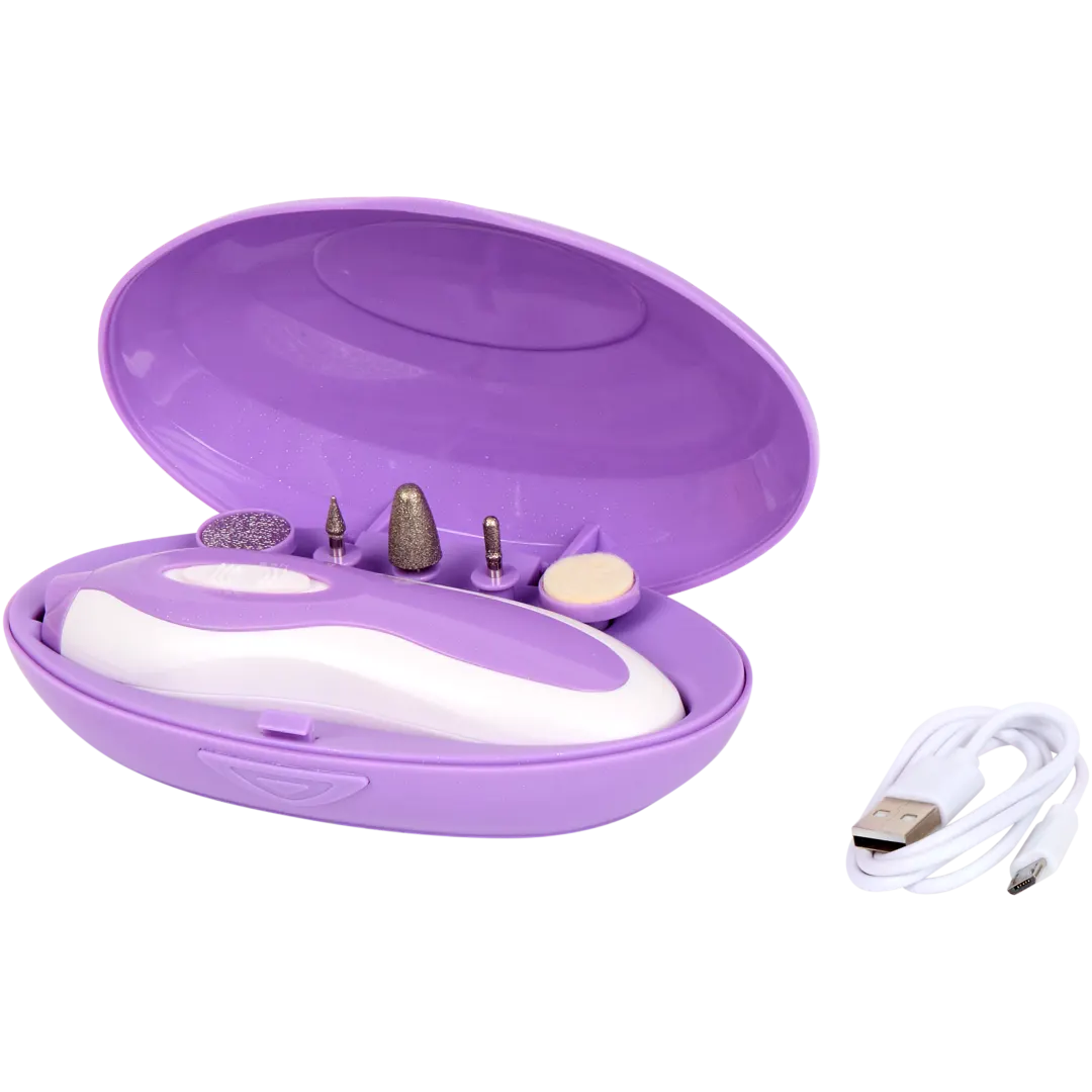 Impuls elektrische manicure- & pedicureset 8-delig