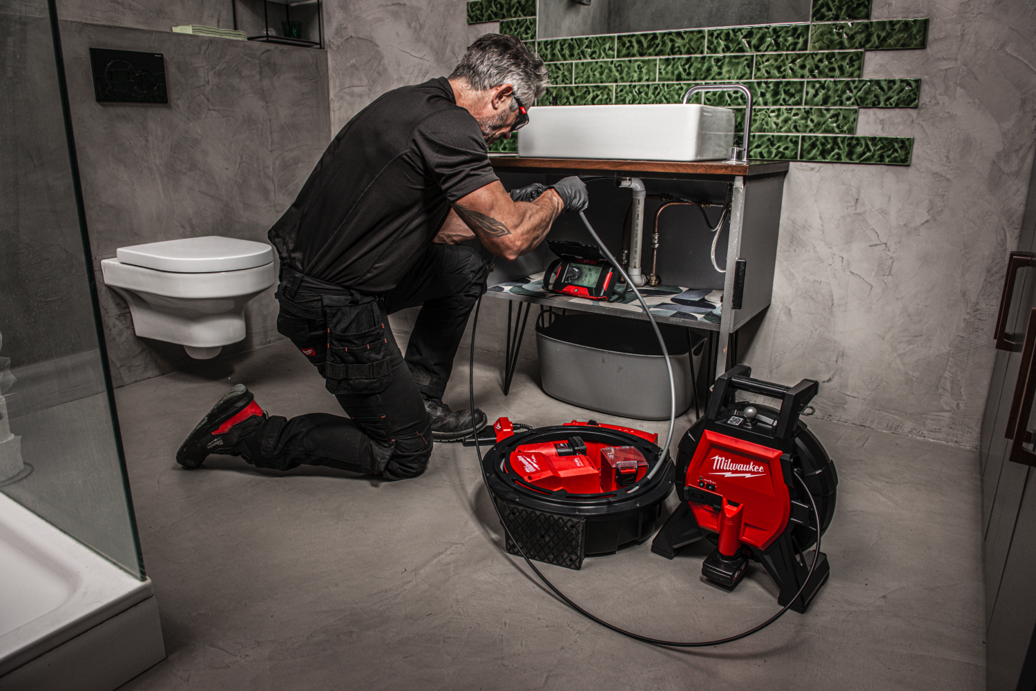Milwaukee M12 SICO20-0 14V Li-ion accu Riool inspectiecamera HDR - 18mm x 20m