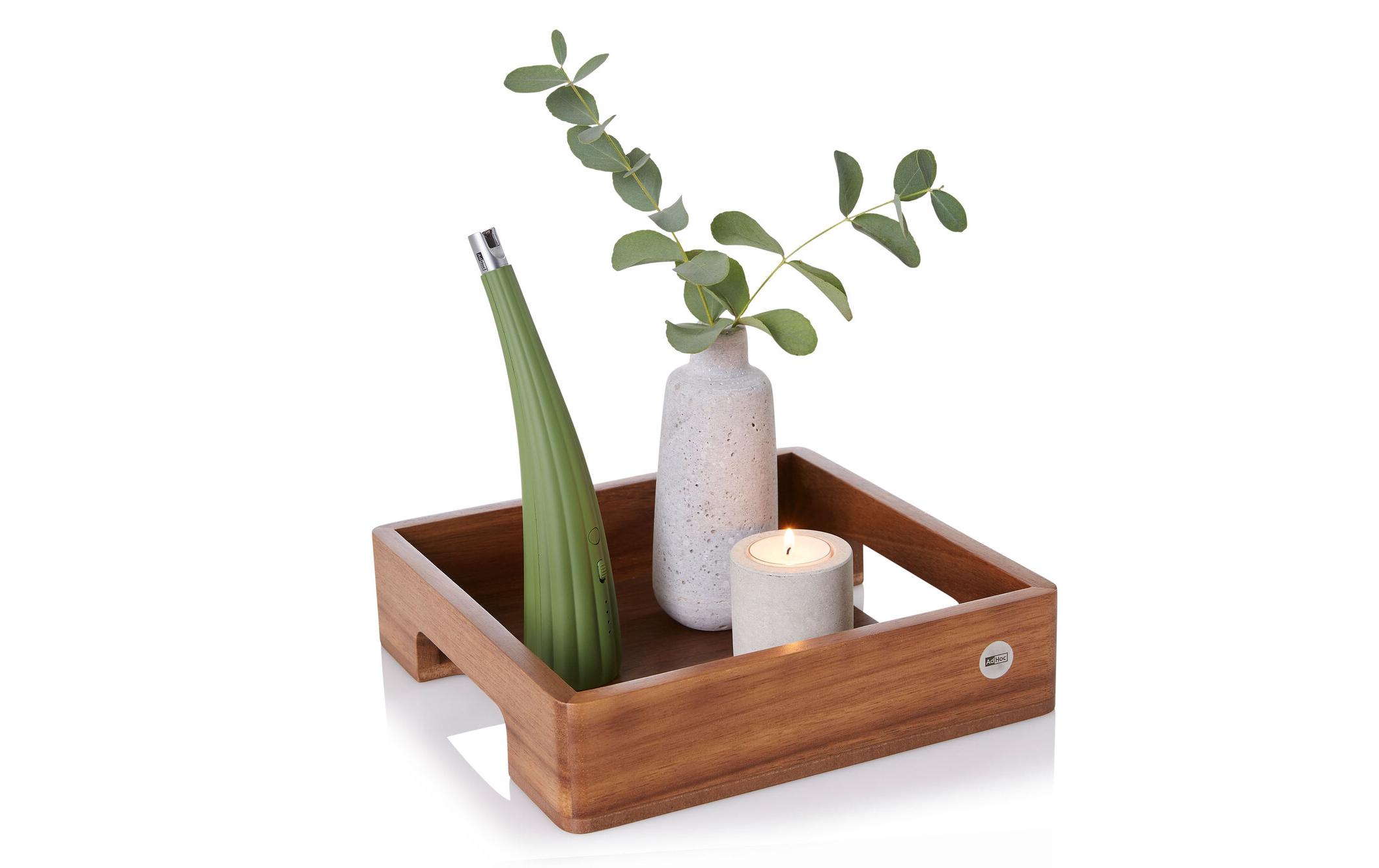 Serviertablett Serve Square 25 x 25 cm, WalnussHolztablett