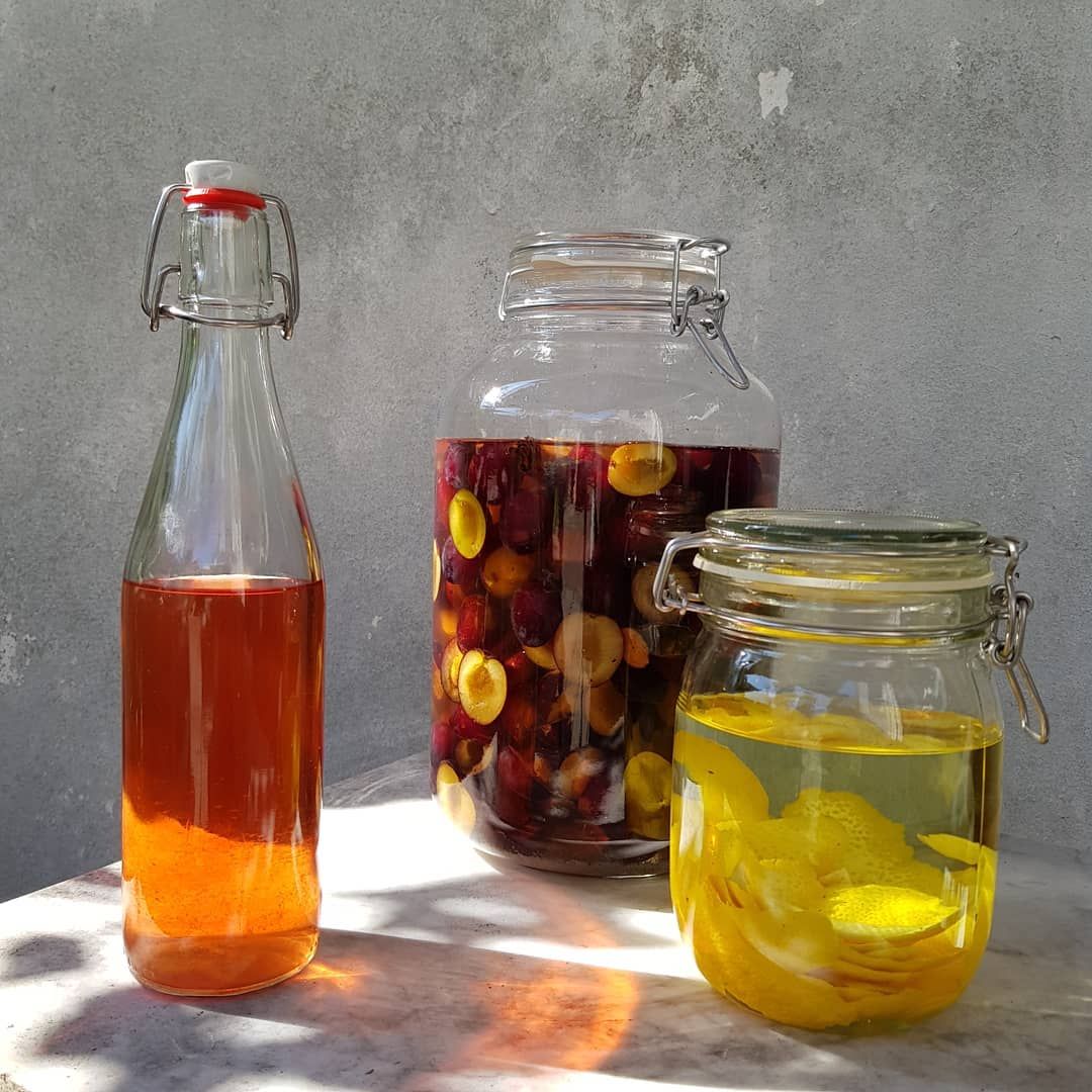 Beugelpot, glas, vierkant, 2 l