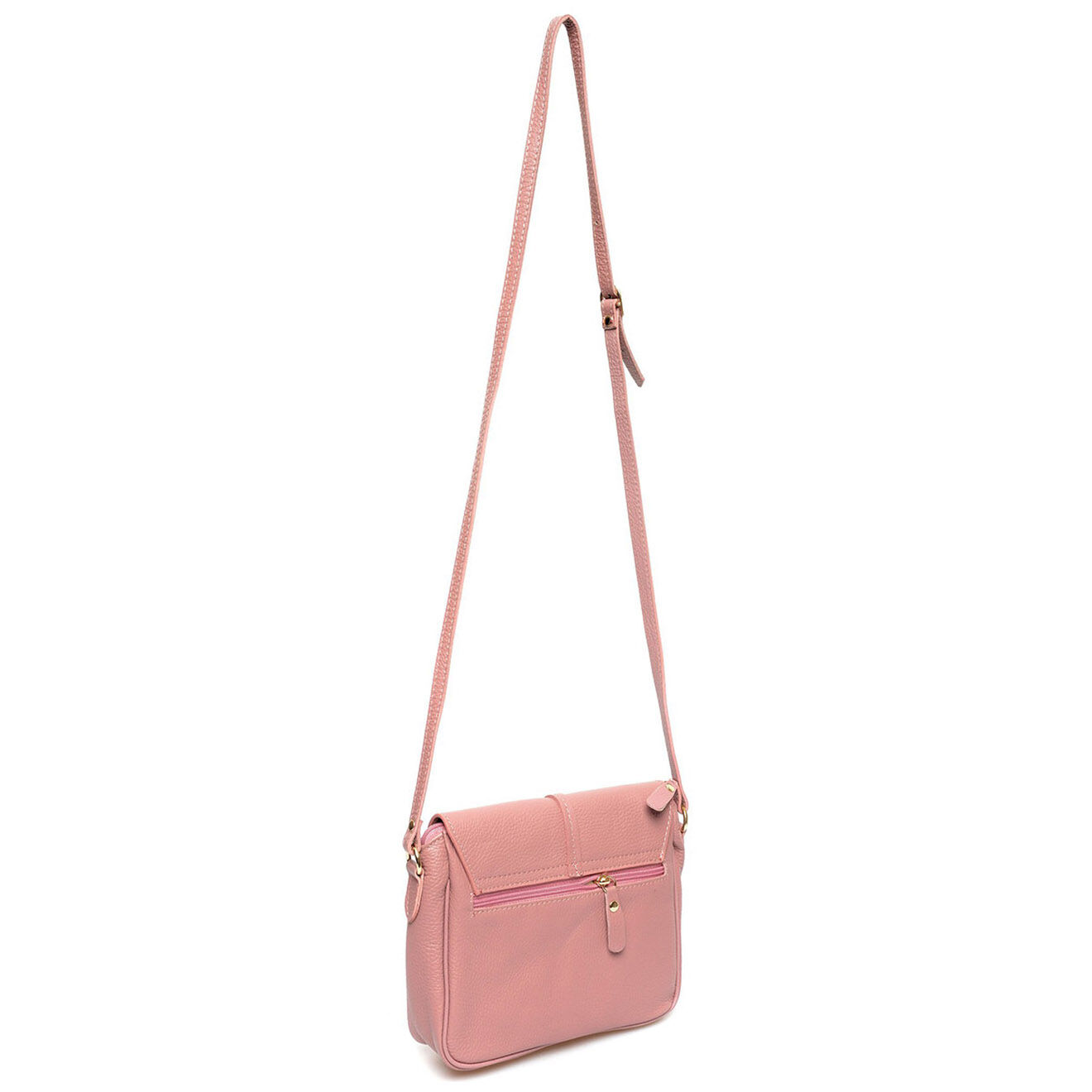 Renata Corsi Sac bandoulière en Cuir rose - 26x33x15 cm