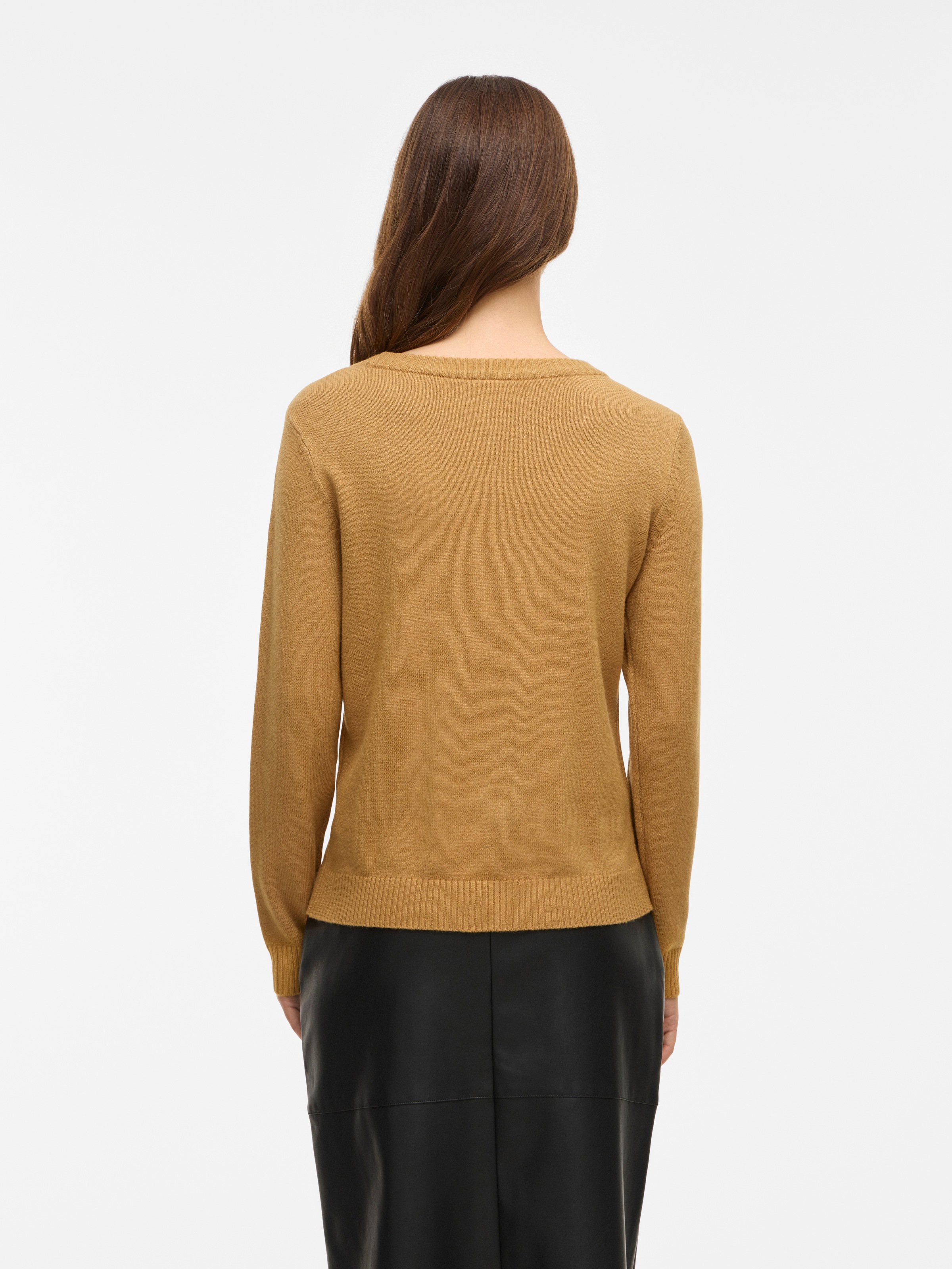 Vila Rundhalspullover »VIRIL O-NECK L/S  KNIT TOP - NOOS«