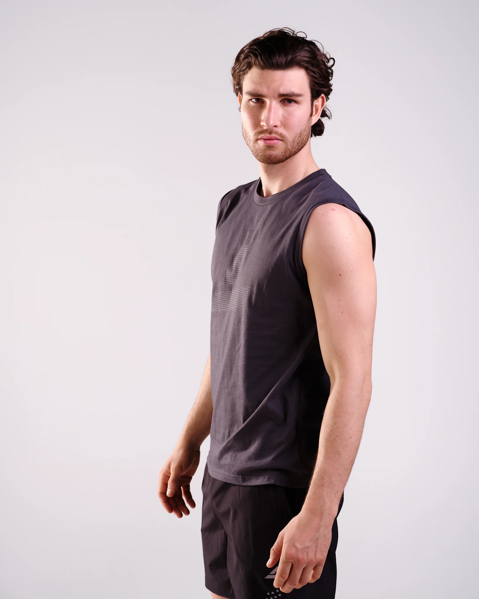 LEVITY Active Logo Tank Dark Navy
