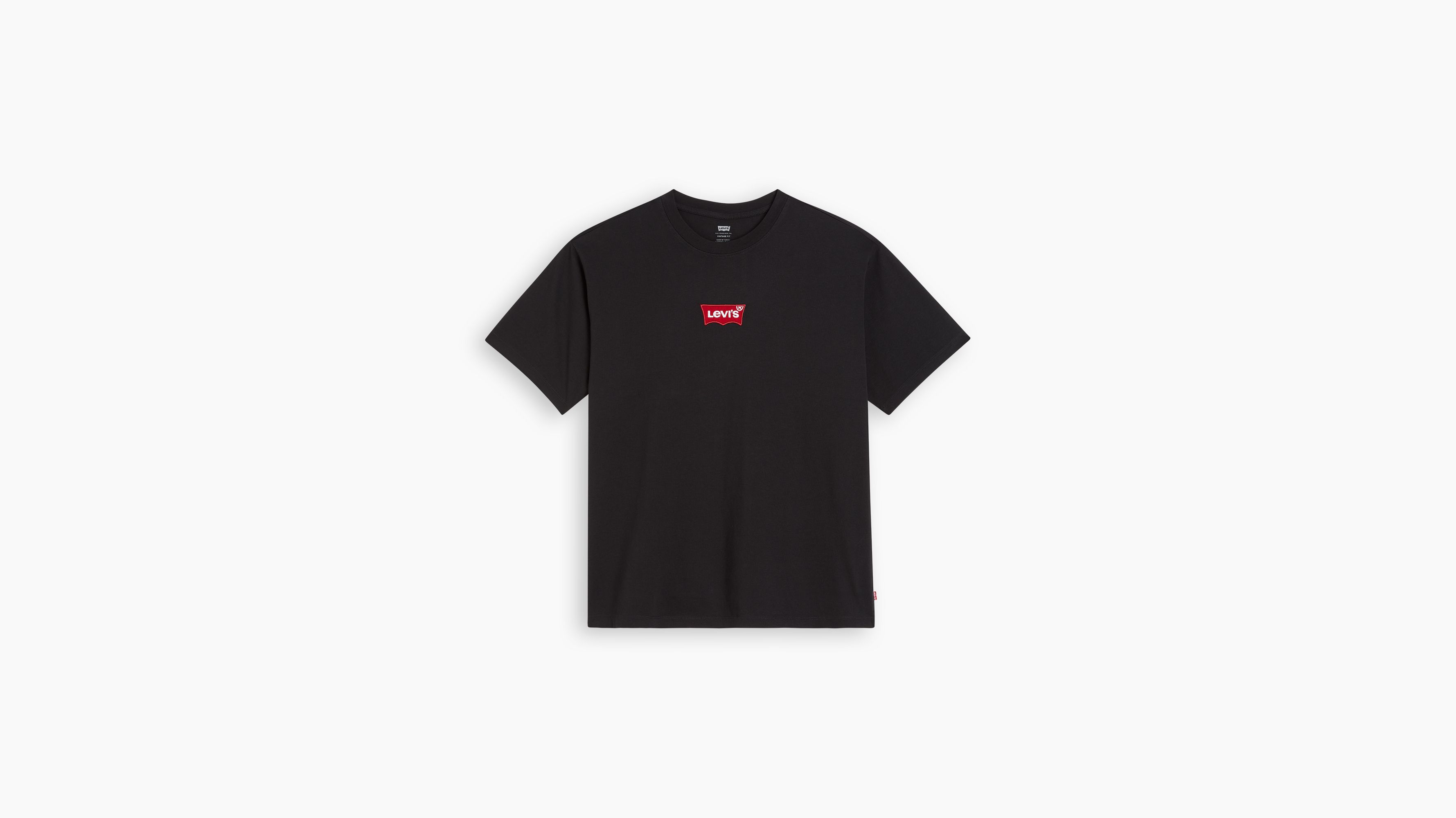 Vintage Fit Graphic Tee - Caviar - Noir