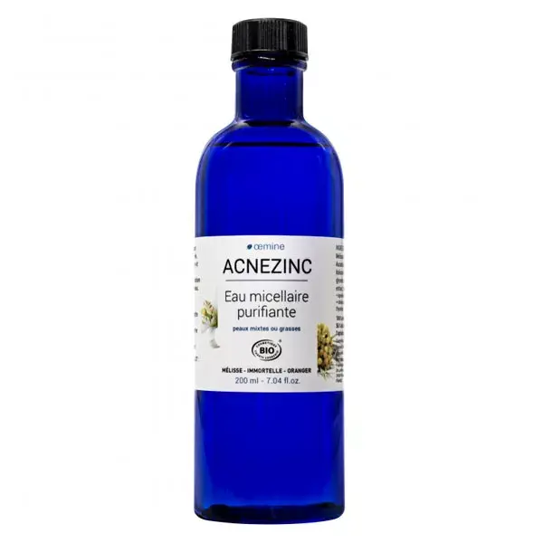 Água Micelar Purificante Orgânica Oemine Acnezinc 200ml