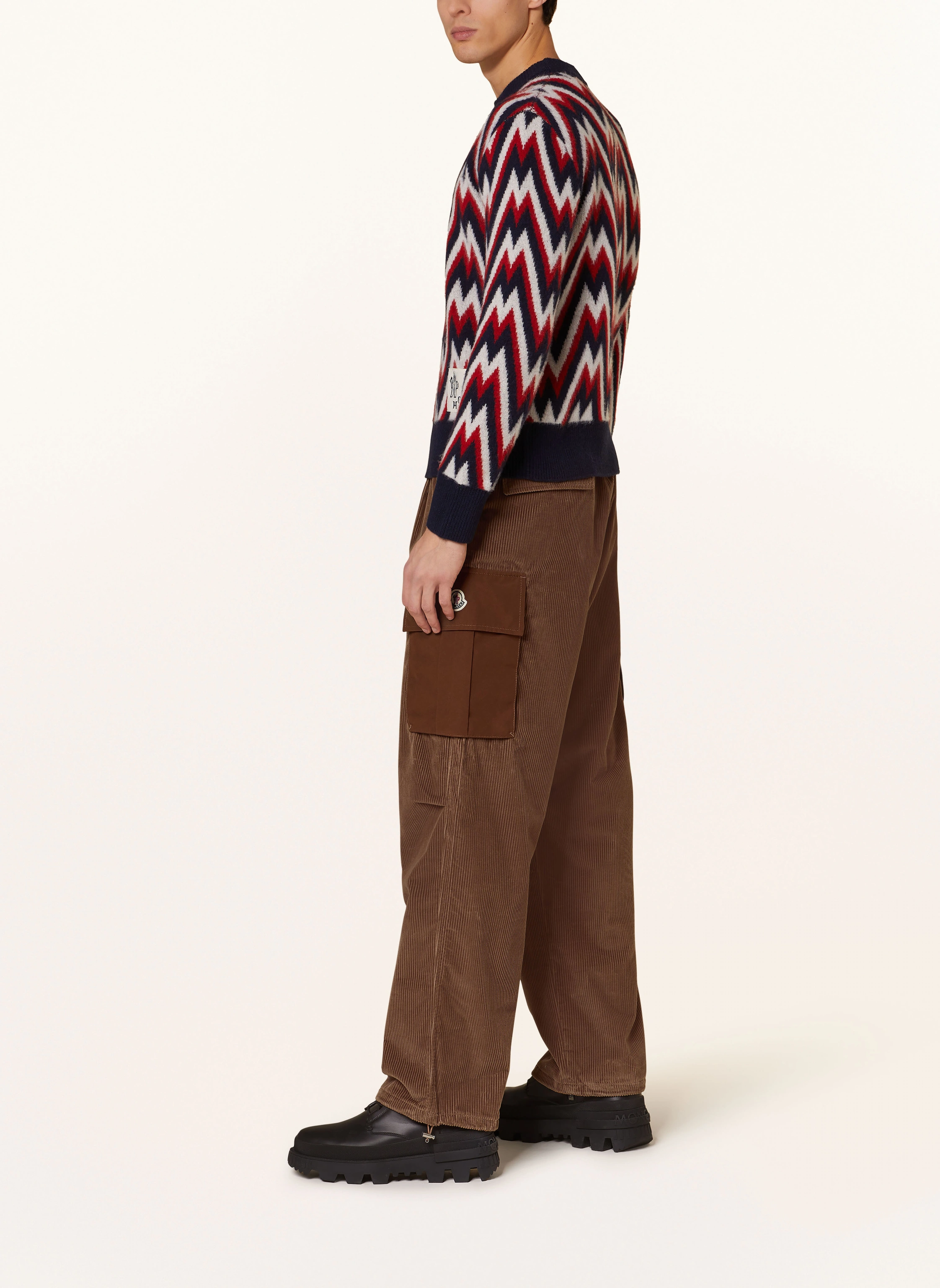 MONCLER Cargohose CORDUROY Regular Fit aus Cord
