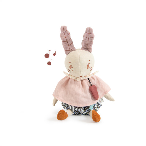 Poupée musicale lapin Après la pluie - MOULIN ROTY