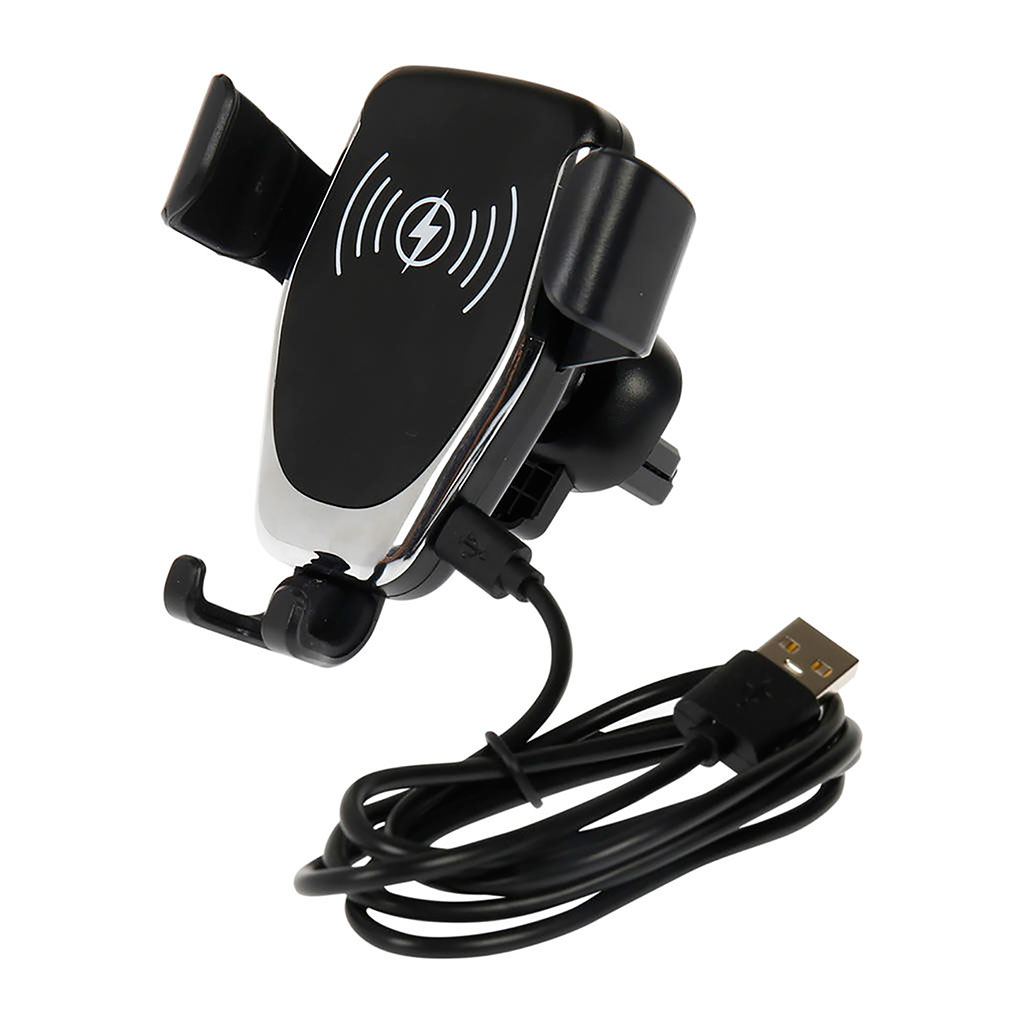 Support smartphone grille aération et chargeur induction