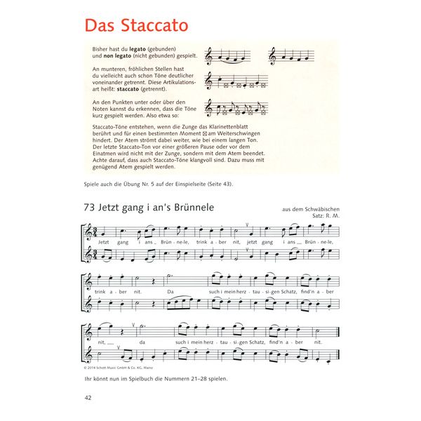 Schott Die Fröhliche Klarinette 2